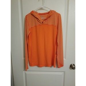 Mountain Hardwear Orange Striped Butterlicious Hoodie Size Medium